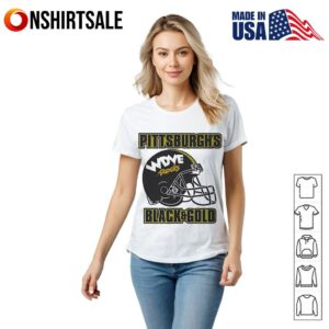 Pittsburgh black and gold T Shirt 2