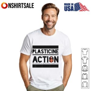Plasticine Action We Oppose Ai Generated Animation T Shirt 1