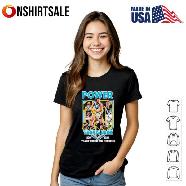 Power Travis Boak 2007 2025 thank you for the memories T-Shirt