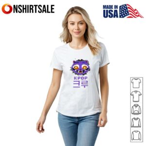 Purple Derpy Tiger KPop Demon Hunters Character T Shirt 2