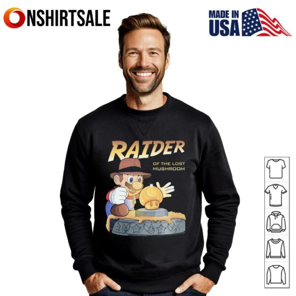 Raider of the lost mushroom Super Mario T-Shirt