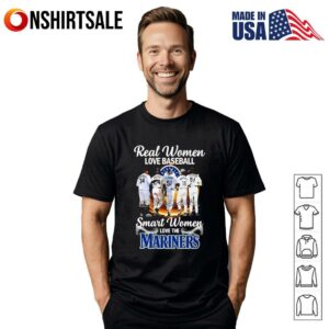 Real women love baseball smart women love the Marines T-Shirt