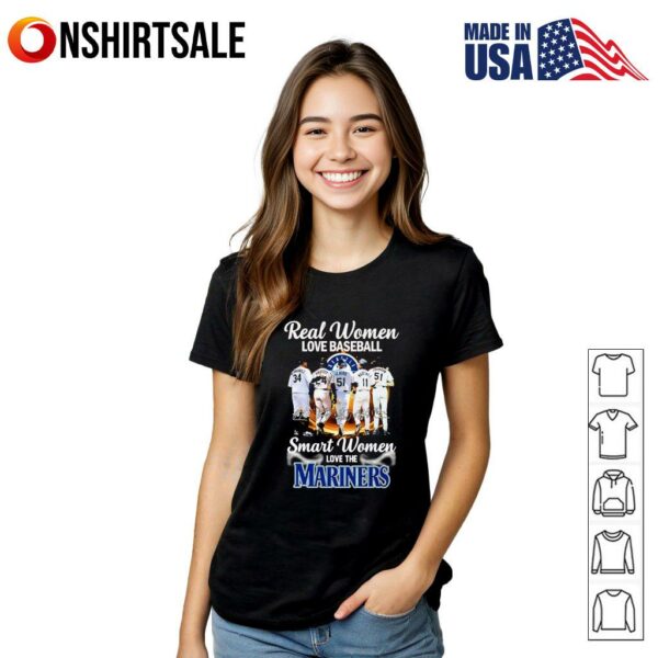 Real women love baseball smart women love the Marines T-Shirt