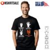 Rock beats scissors paper beats rock scissors beats paper nothing beats Los Angeles Dodgers T-Shirt