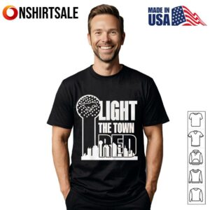 SMU Mustangs Football Light the town Red T-Shirt