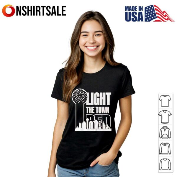 SMU Mustangs Football Light the town Red T-Shirt