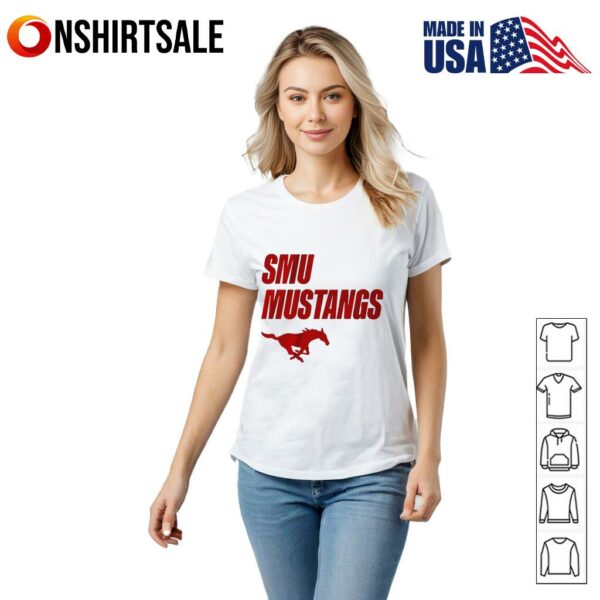 SMU Mustangs logo T-Shirt