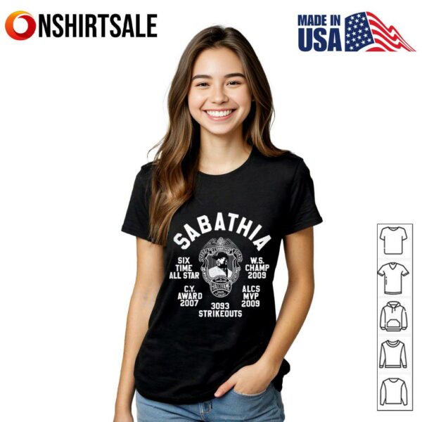 Sabathia six time all star w.s champ 2009 T-Shirt