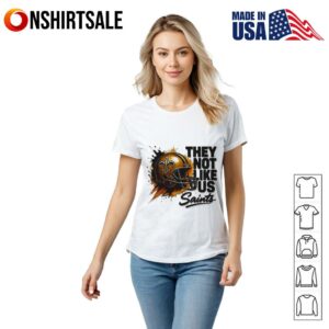 Saints Helmet They Not Like Us T Shirt 2