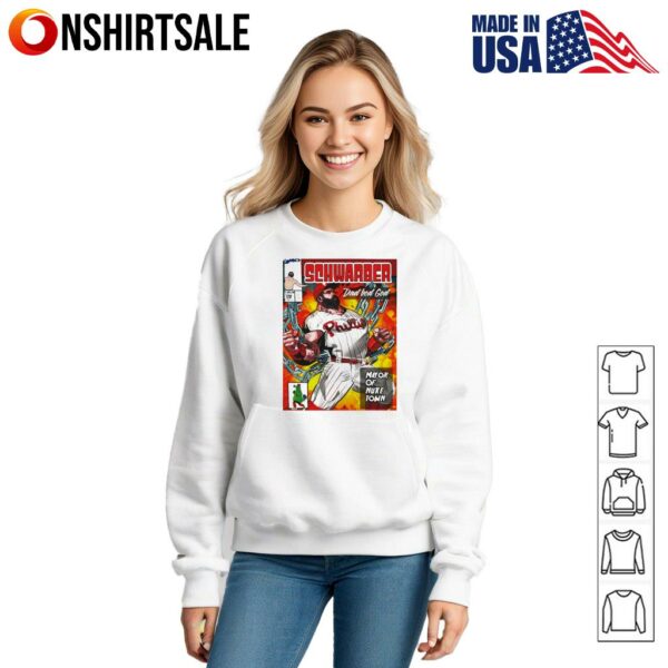 Schwarber dad bod God mayor of nuke town T-Shirt