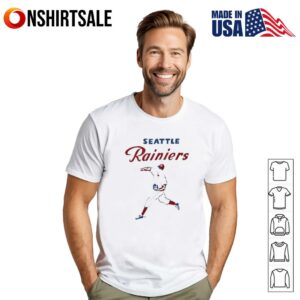Seattle Rainiers Baseball team Sleeve Graphic T-shirt