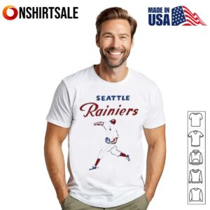 Seattle Rainiers Baseball team Sleeve Graphic T-Shirt