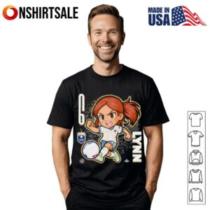 Seattle Reign FC Lynn Biyendolo chibi cartoon T-Shirt