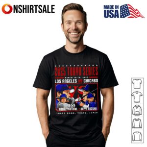Shohei Ohtani vs Seiya Suzuki 2025 Tokyo Series cartoon T-Shirt