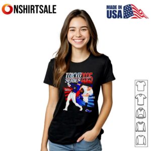 Shohei Ohtani vs Shota Imanaga 2025 Tokyo Series graphic T Shirt 2