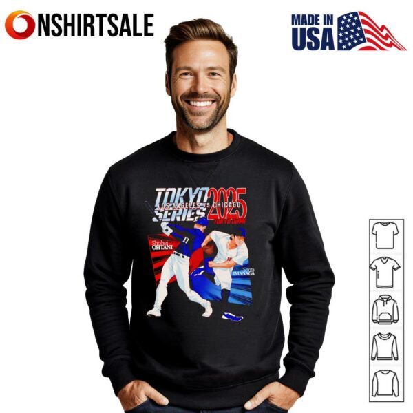 Shohei Ohtani vs Shota Imanaga 2025 Tokyo Series graphic T-Shirt