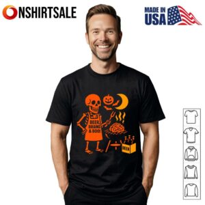 Skeleton BBQ Beer Night Laughs Bash T-Shirt