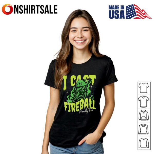 Skeleton I Cast Fireball T-Shirt