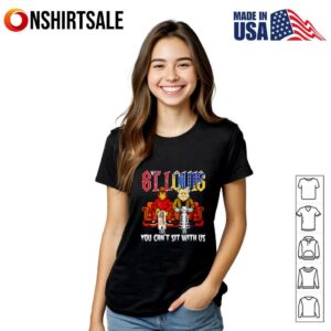 St Louis sports mascot you cant sit with us T Shirt 2