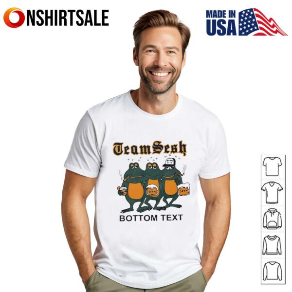 Team Sesh Bottom Text Frog T-Shirt