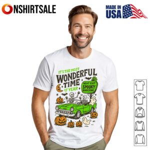 The Most Wonderful Time of Year Spooky Season Car Ride Halloween T-Shirt