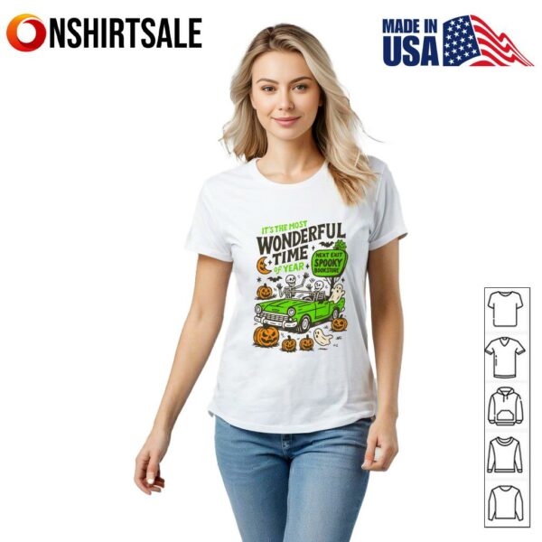 The Most Wonderful Time of Year Spooky Season Car Ride Halloween T-Shirt