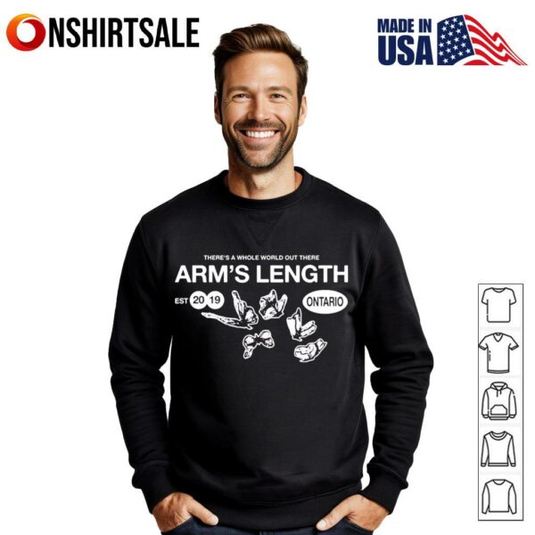 There’s A Whole World Out There Arm’s Length T-Shirt