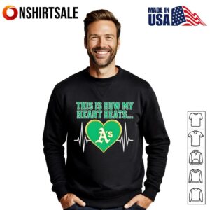 This is How My Heart Beats Athletics T Shirt 3