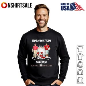 This is my team forever Georgia go Dawgs T Shirt 3