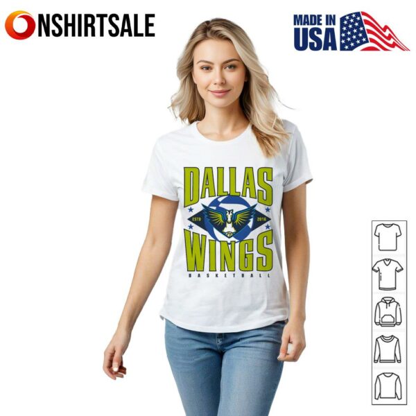 Throwback Dallas Wings basketball estd 2016 T-Shirt
