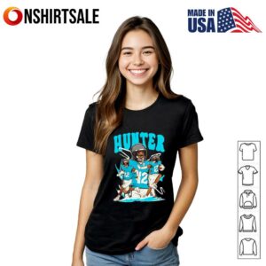 Travis Hunter Cartoon Style Jacksonville Football T Shirt 3