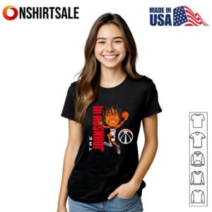 Tre Johnson III Washington Wizards Caricature T Shirt 2
