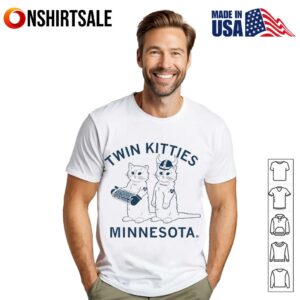 Twin kitties Minnesota T Shirt 1