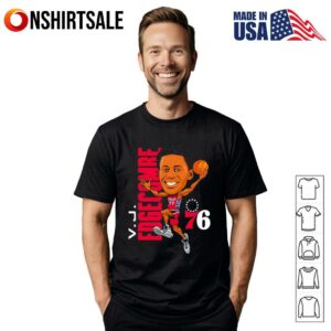 VJ Edgecombe Philadelphia 76ers Caricature cartoon T-Shirt