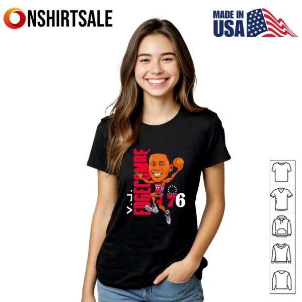 VJ Edgecombe Philadelphia 76ers Caricature cartoon T-Shirt