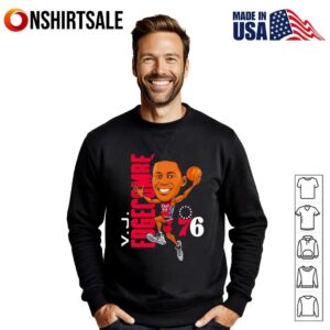 VJ Edgecombe Philadelphia 76ers Caricature cartoon T Shirt 3