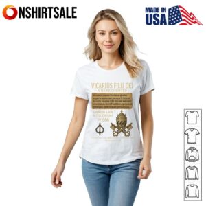 Vicarius Filii Dei Canon Law The Enigma of 666 T Shirt 2