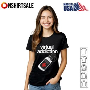 Virtual Addiction The Happy Pills T Shirt 2