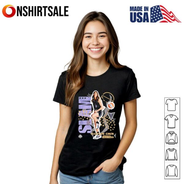 WSLAM Golden State Valkyries Kaitlyn Chen T-Shirt