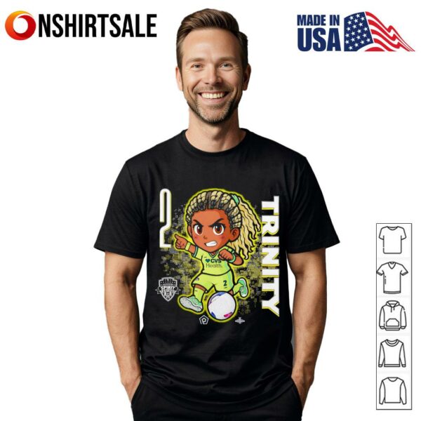 Washington Spirit Trinity Rodman chibi T-Shirt