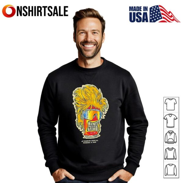 Wayne’s Package Store 40s Warrior jasper hair T-Shirt