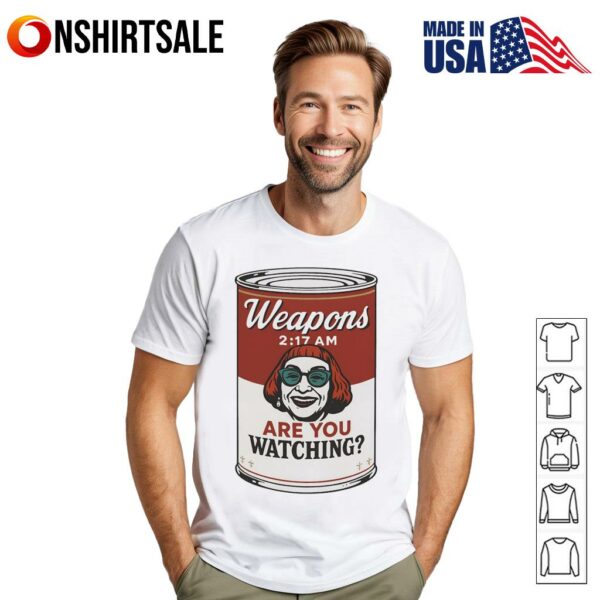 Weapons Wendys Are You Watching Zach Cregger Cannning Head. T-Shirt