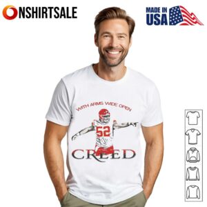 With arms wide open Creed T-Shirt