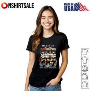 Yes I am old but I saw Champions New Orleans Saints thank you for the memories T Shirt 2
