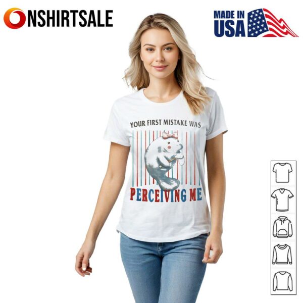 You first mistake was perceiving me T-Shirt