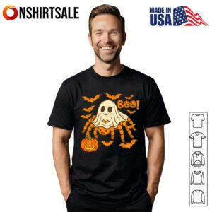 Boo Halloween Tarantula Cosplay Ghost Costume Animal Lover T Shirt 1