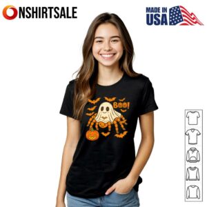 Boo Halloween Tarantula Cosplay Ghost Costume Animal Lover T Shirt 2