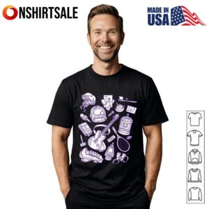 Creative Hobbies Guitar Astronaut Book Painting Sports Coffee T Shirt 1