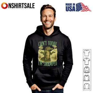 Crocodile Cant Today Im Swamped T Shirt 3