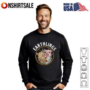 Earthlings Animals Funny T Shirt 2